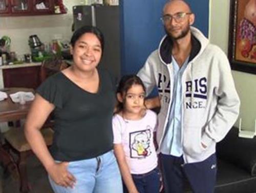 Manny Garcia and his family