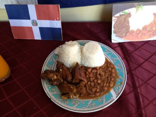 Dominican Flag Meal