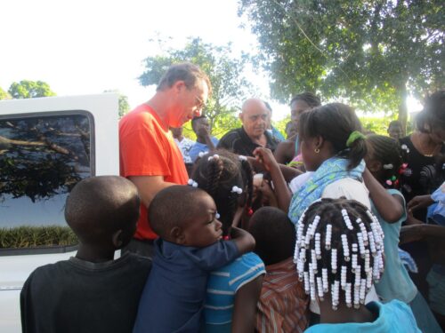 Distributing clothing and love
