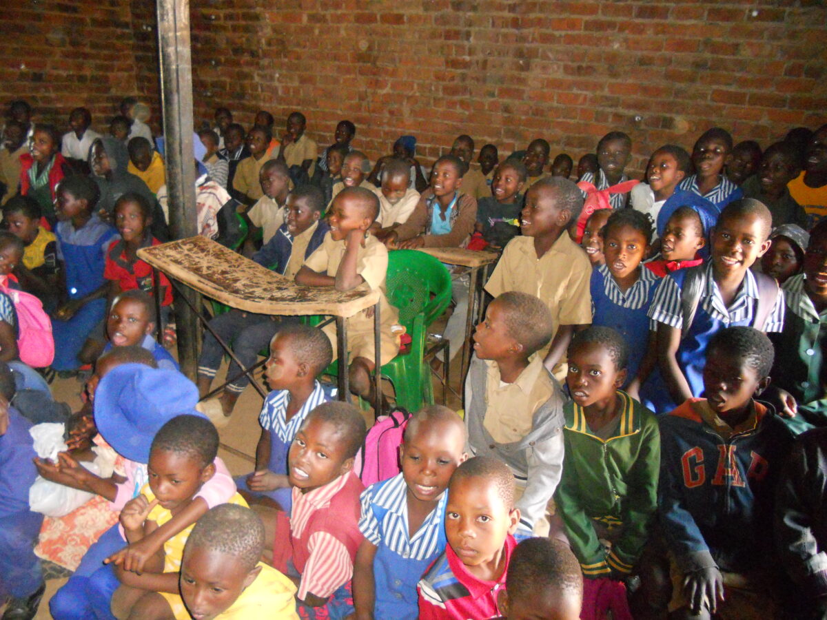 Children in Erasmus's school